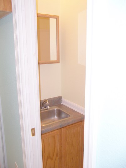 Stainless Steel Sink in Bathroom